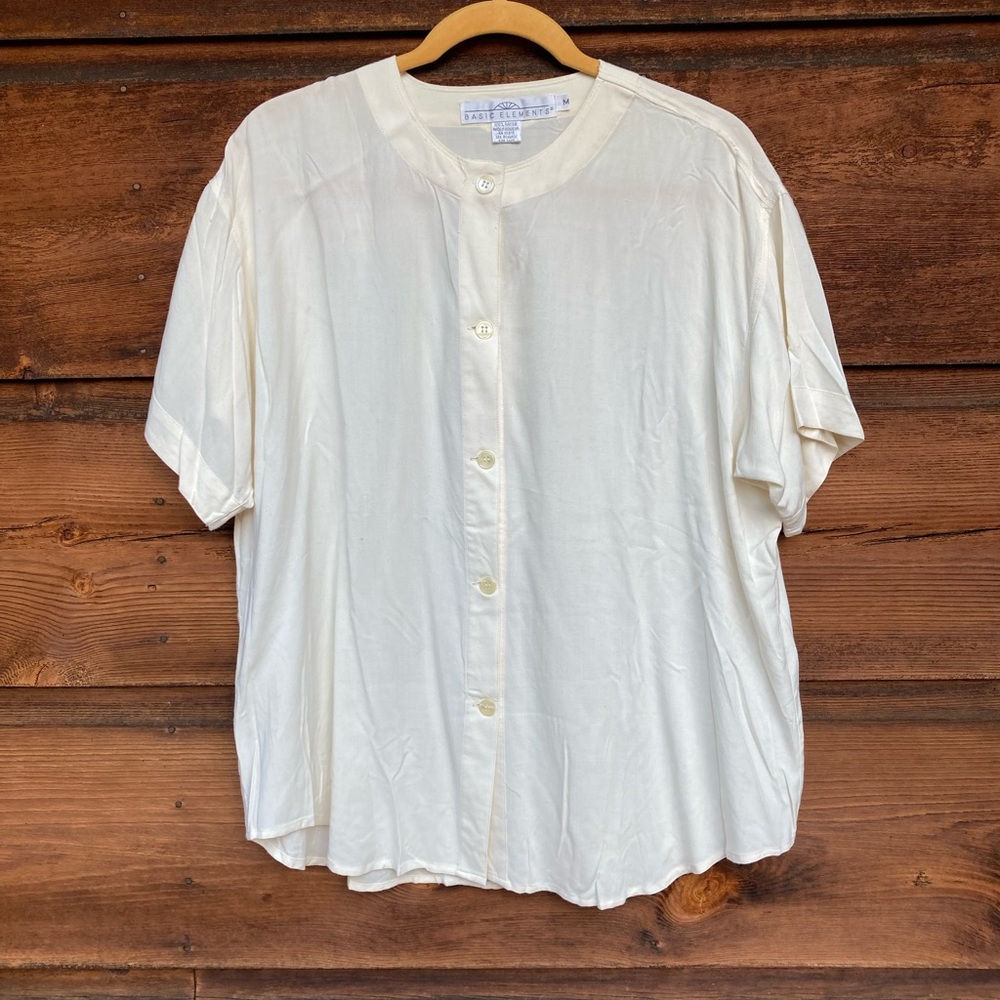 Cream Vintage Blouse